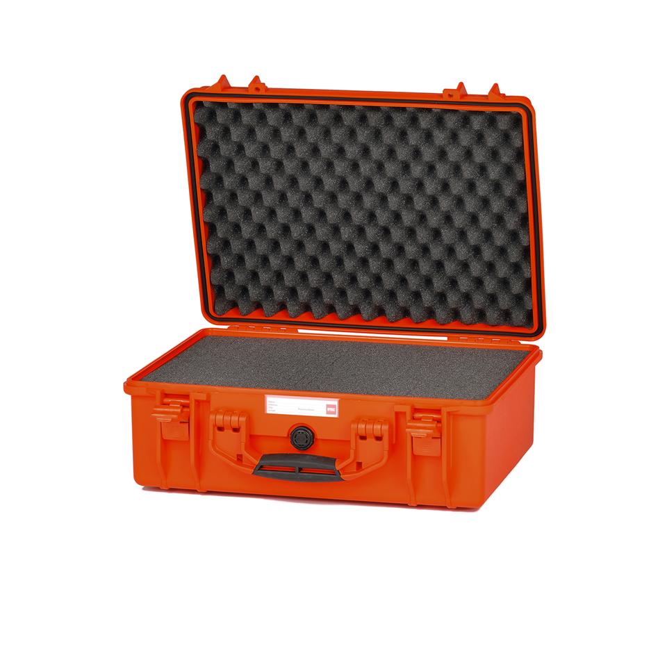 orange / mit Würfelschaumstoff