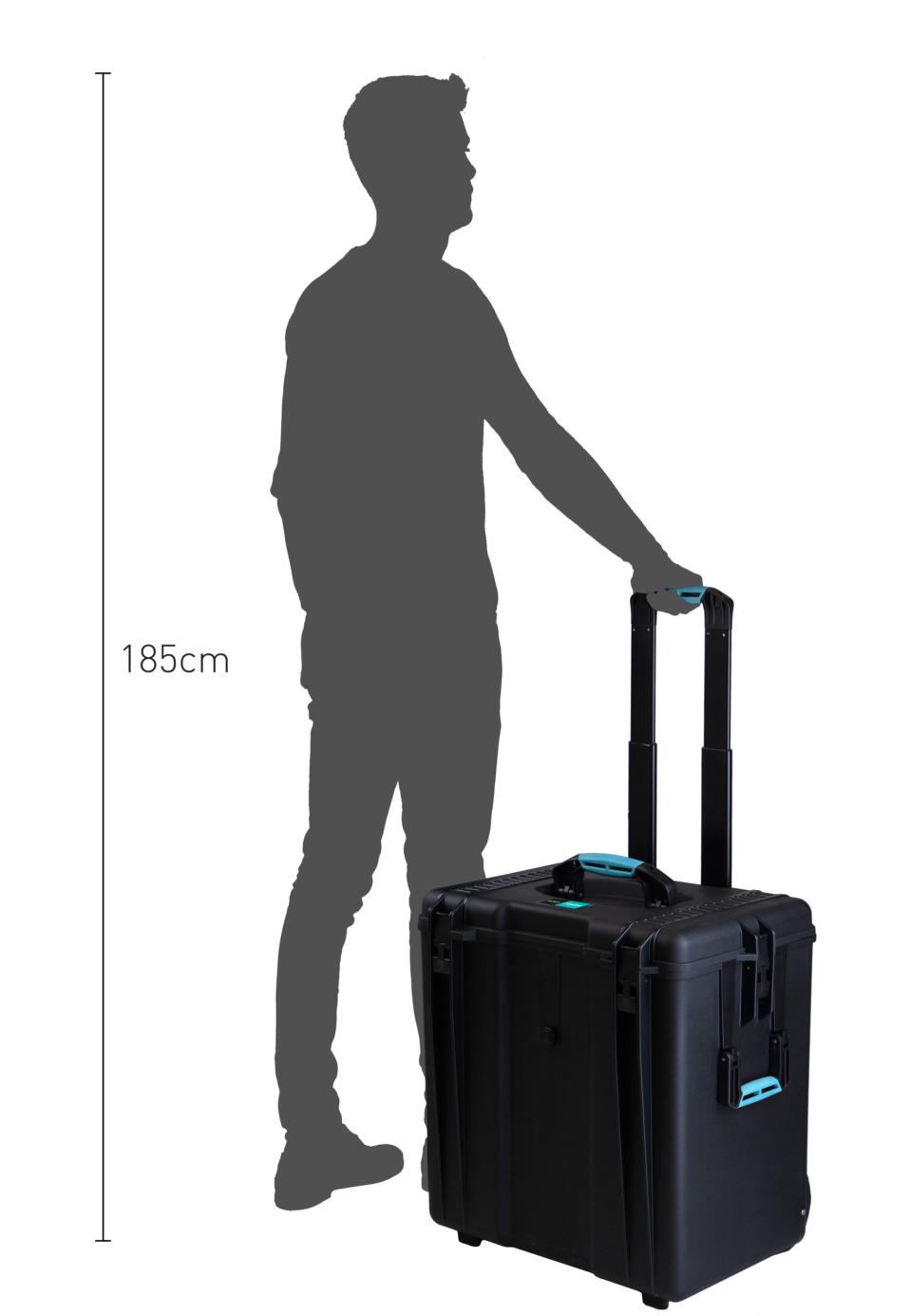 HPRC4700W Outdoorkoffer mit Rollen
