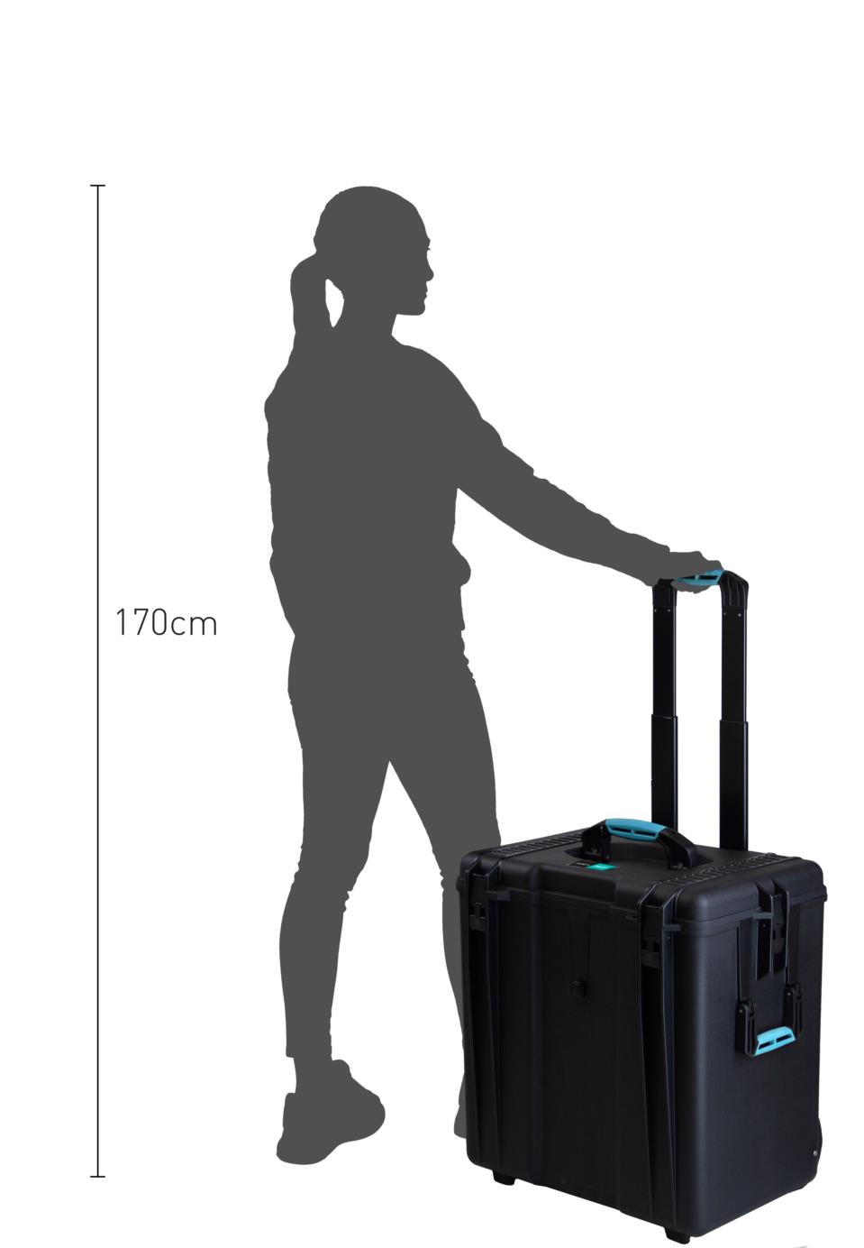 HPRC4700W Outdoorkoffer mit Rollen