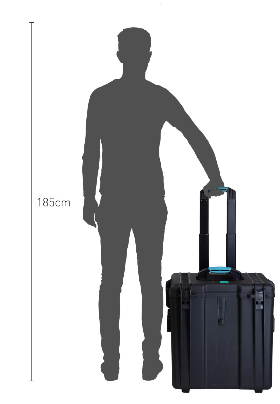 HPRC4700W Outdoorkoffer mit Rollen