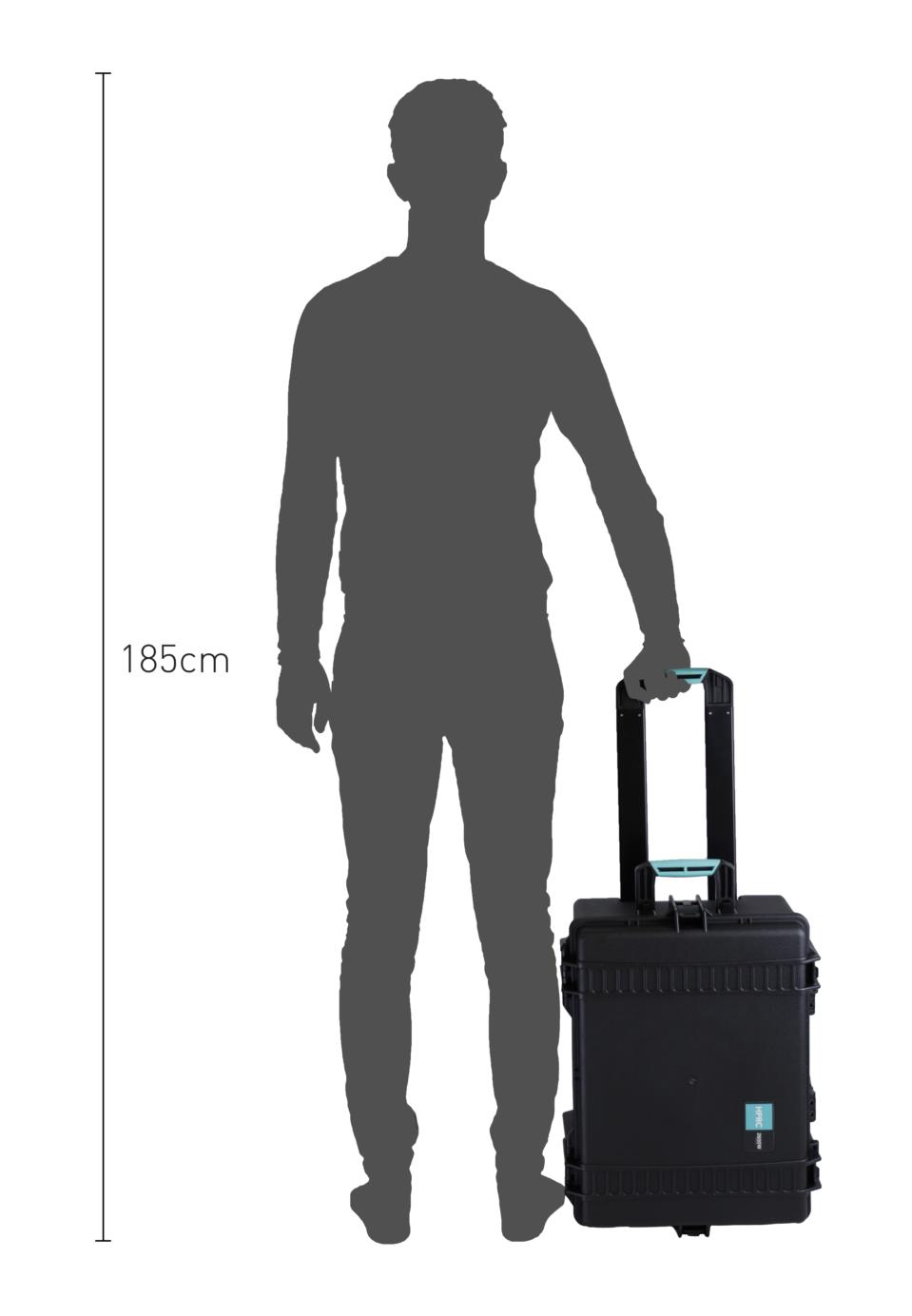 HPRC2600W Outdoorkoffer mit Rollen