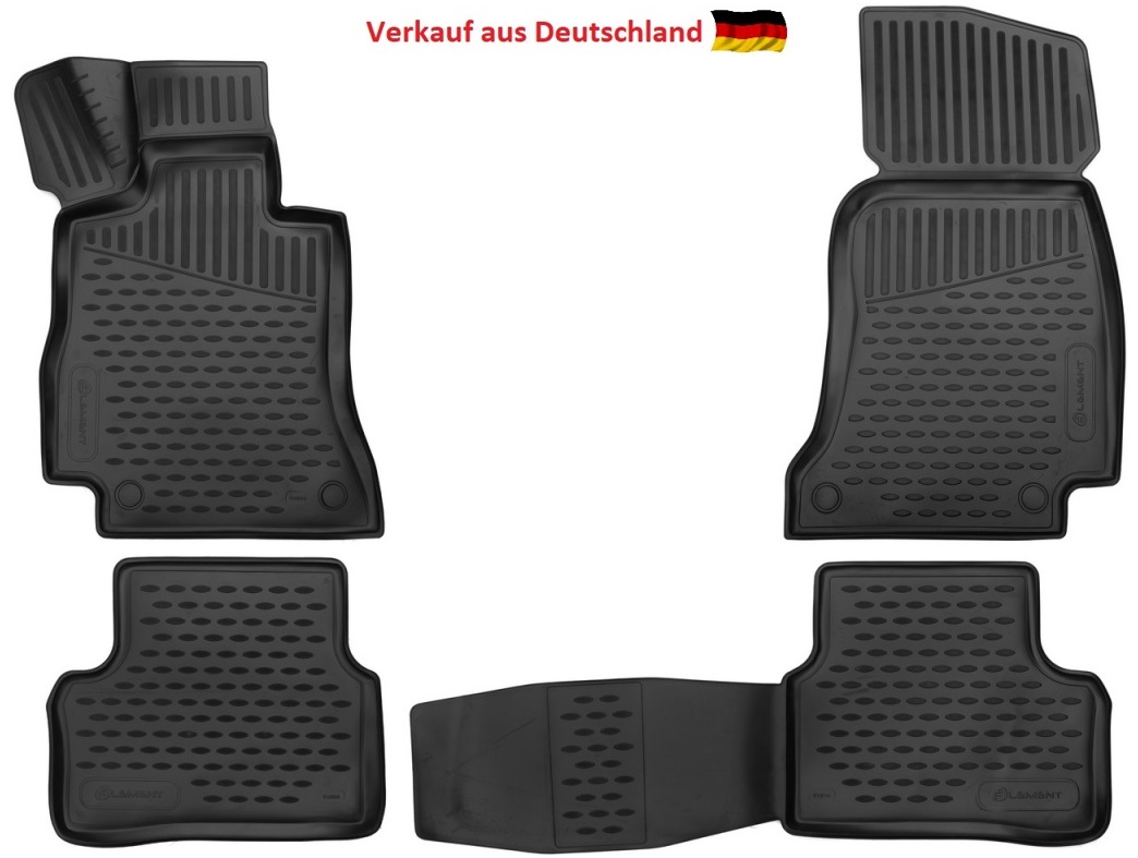 Fußraummatten Antirutsch Mercedes Benz E-Klasse 4-teiliges Set - Jahr: 2016 ->